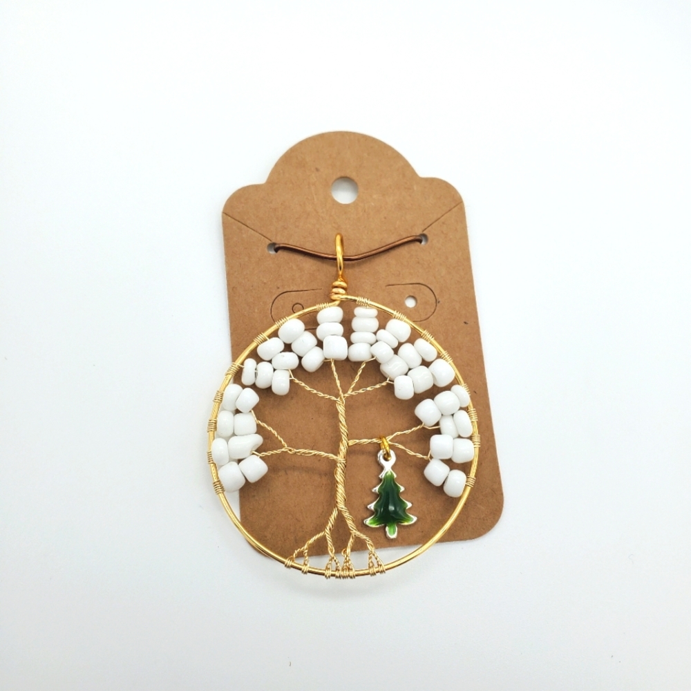 Christmas tree of life pendant